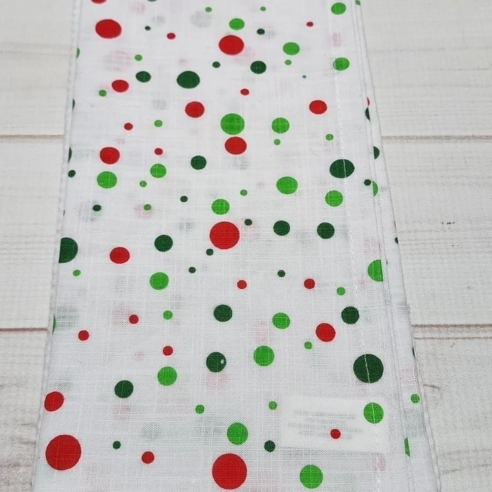 Sleigh Bells Bistro Embroidered 2 Piece Christmas Kitchen Towel Set New With Tag